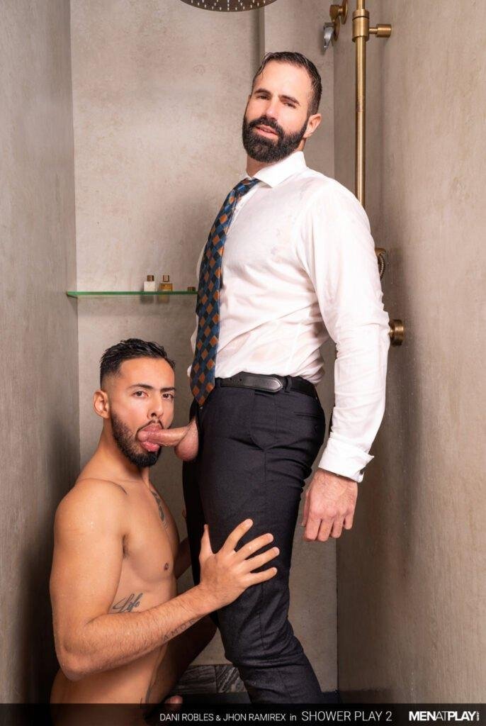 gay porn - shower sex